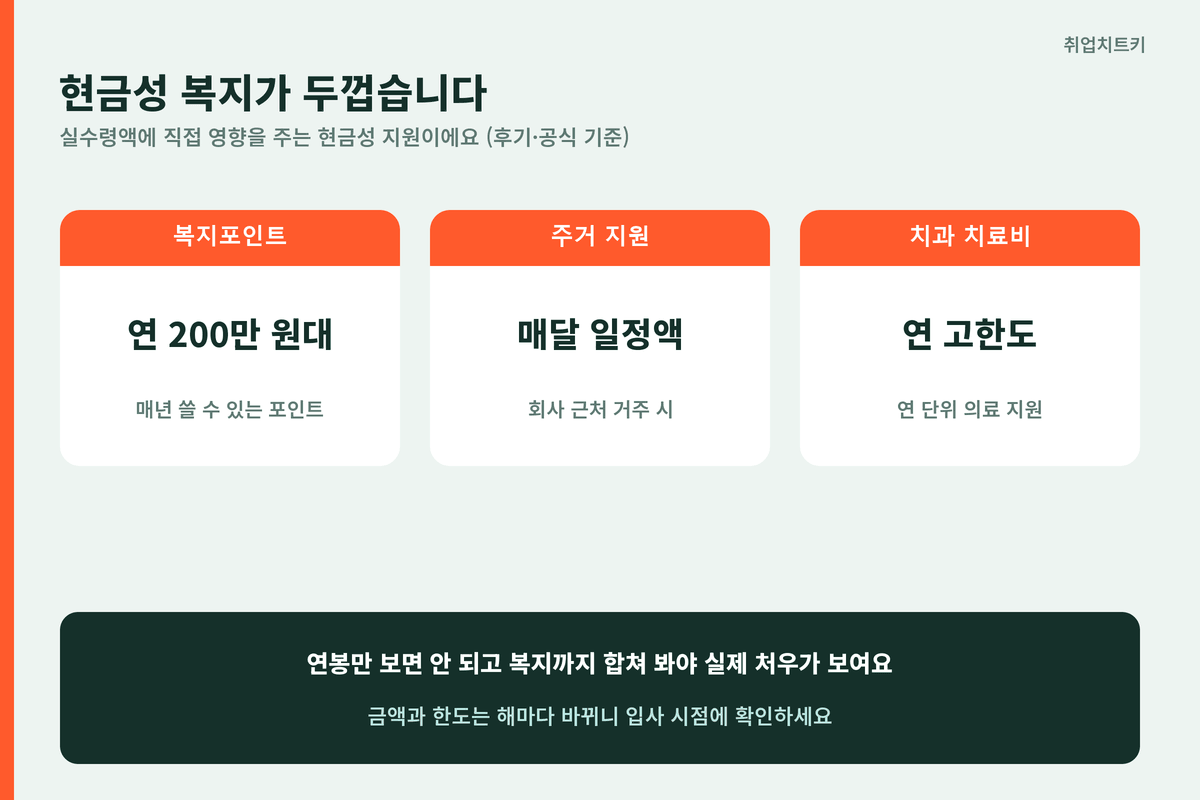펄어비스 현금성 복지 복지포인트 200만 주거지원 치과 지원