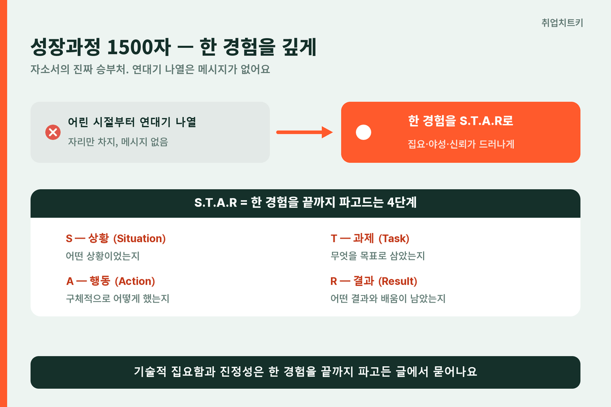 펄어비스 성장과정 1500자 연대기 나열 금지 한 경험 STAR 구조