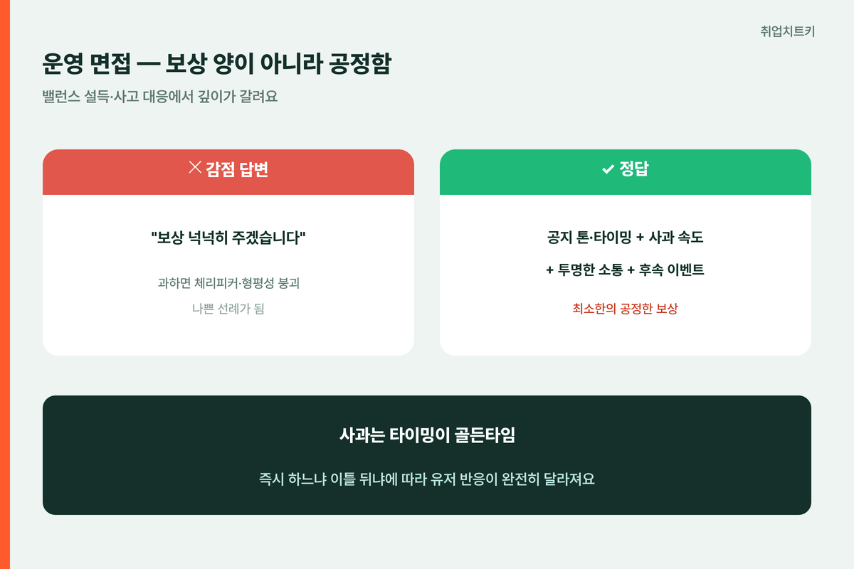 넥슨 운영 면접 보상 양이 아니라 과정의 공정함