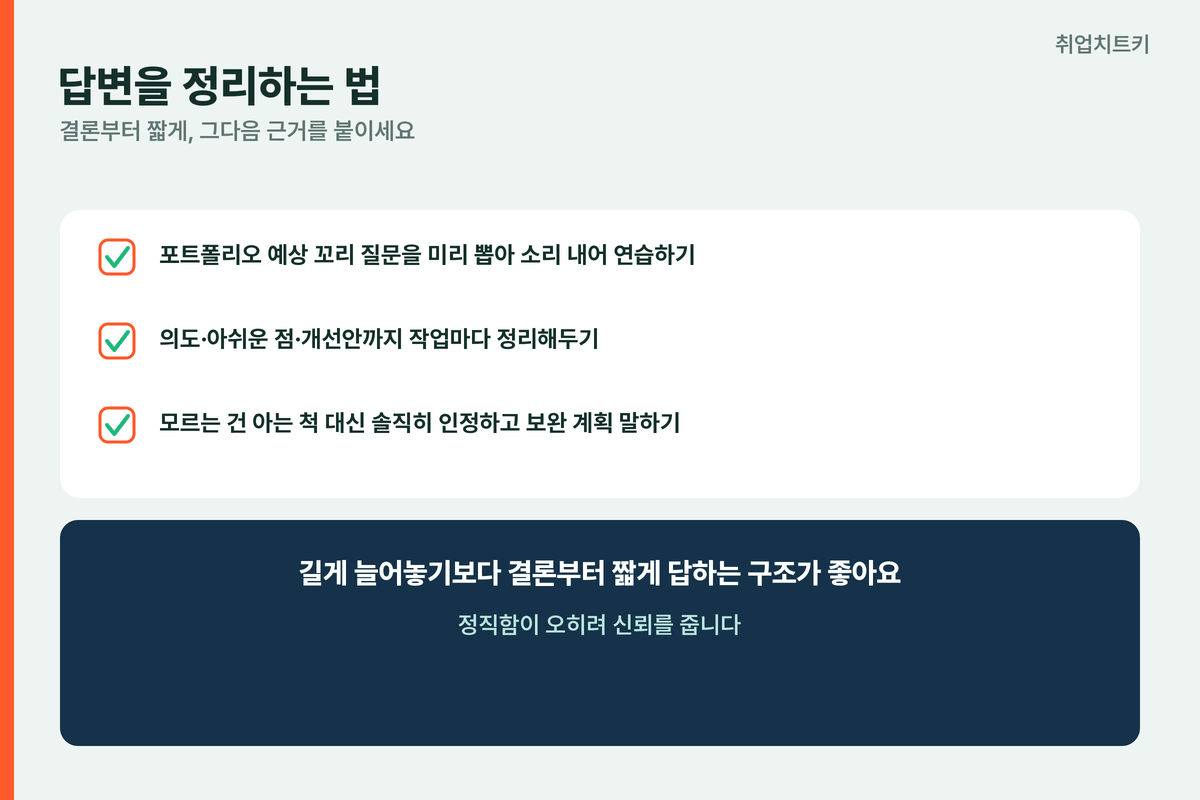 시프트업 면접 답변정리법 결론먼저 예상꼬리질문연습