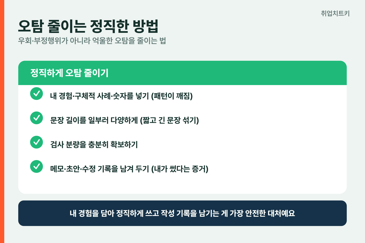 GPT킬러 오탐 줄이는 정직한 방법 내 경험 숫자 문장 길이 다양 작성 기록