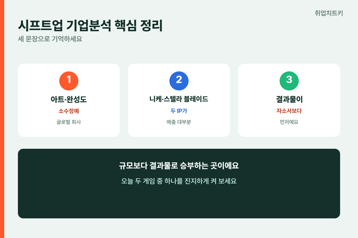 시프트업 기업분석 핵심정리 아트완성도 소수정예 두IP매출
