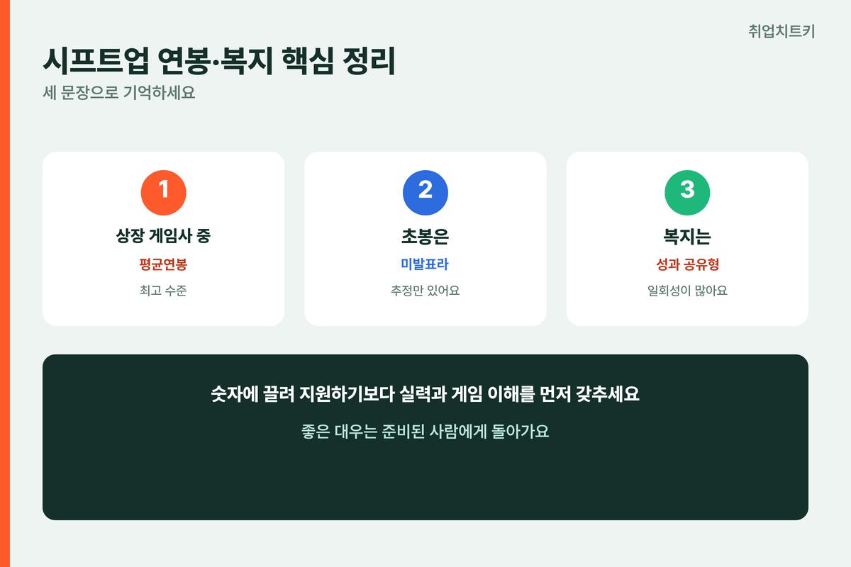 시프트업 연봉복지 핵심정리 상장게임사1위 초봉미발표