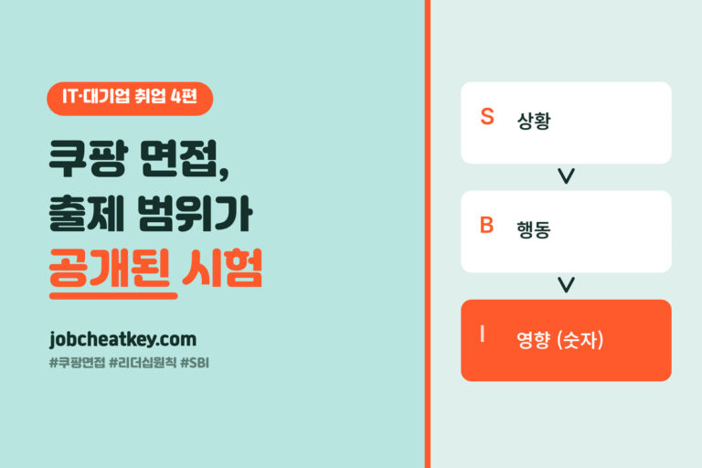쿠팡 채용 면접, 리더십 원칙 15개가 출제 범위입니다