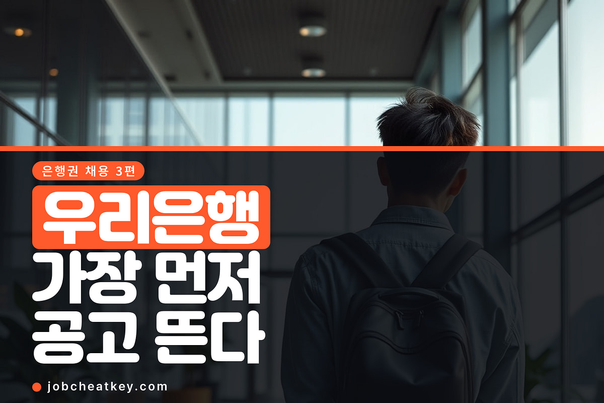 우리은행 채용, 지난해 8월 18일에 가장 먼저 떴습니다