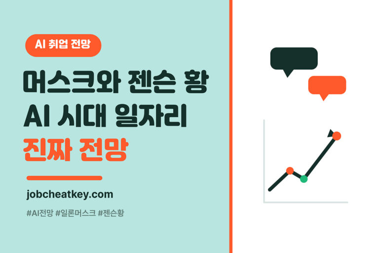 AI 시대 취업 전망, 머스크·젠슨 황·올트먼의 대답