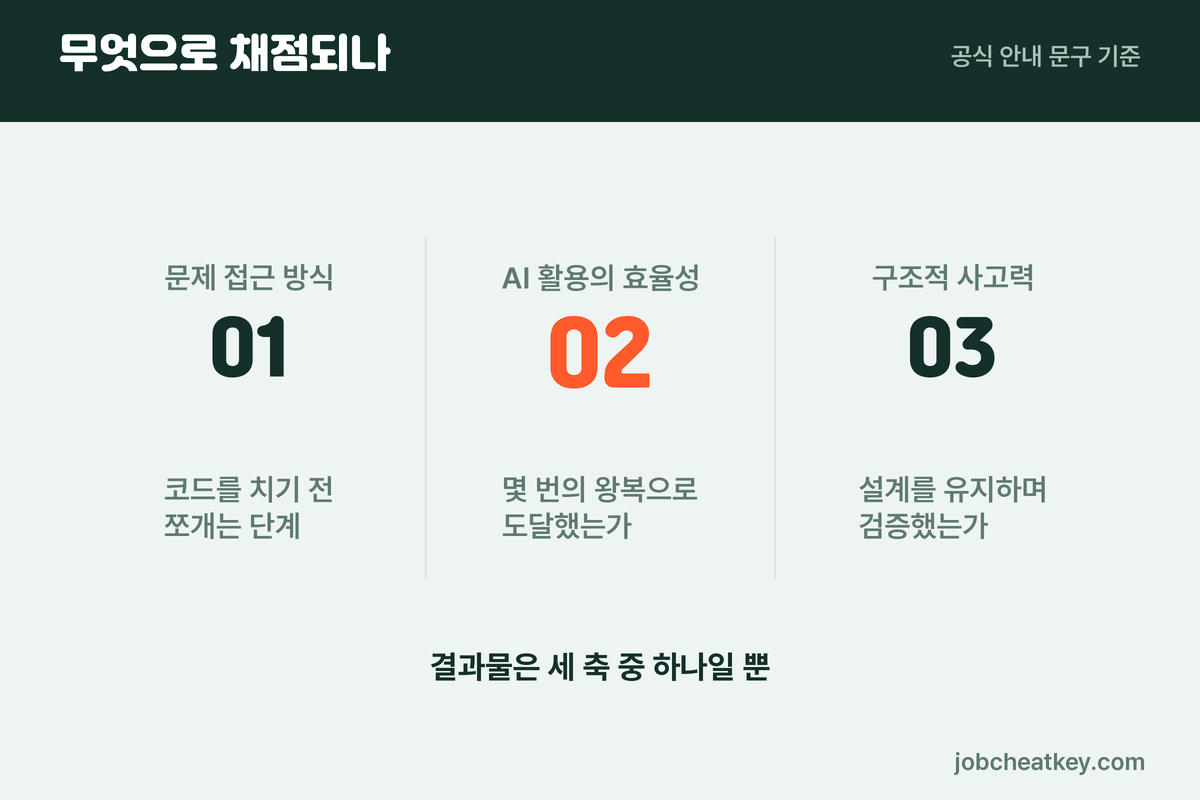 AI활용 역량평가 평가 3축