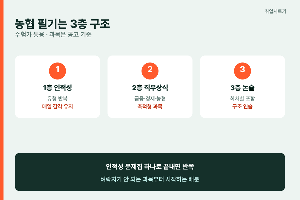 농협은행 필기 다층 구조