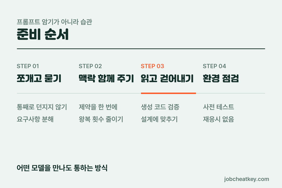 AI활용 역량평가 준비 순서