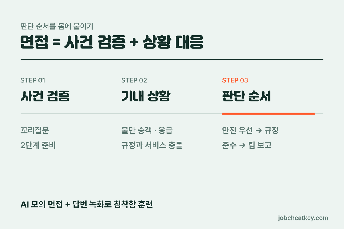승무원 면접 대비법