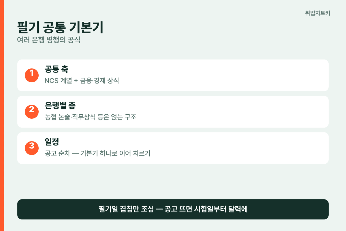 은행 필기 공통 기본기
