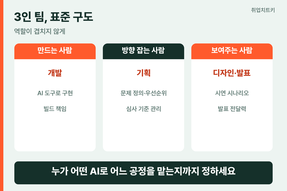 해커톤 3인 팀 표준 구도 개발 기획 발표