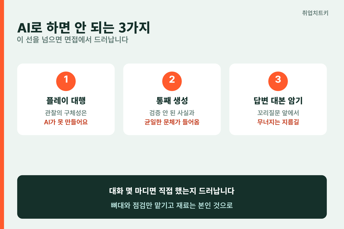 AI로 하면 안 되는 3가지