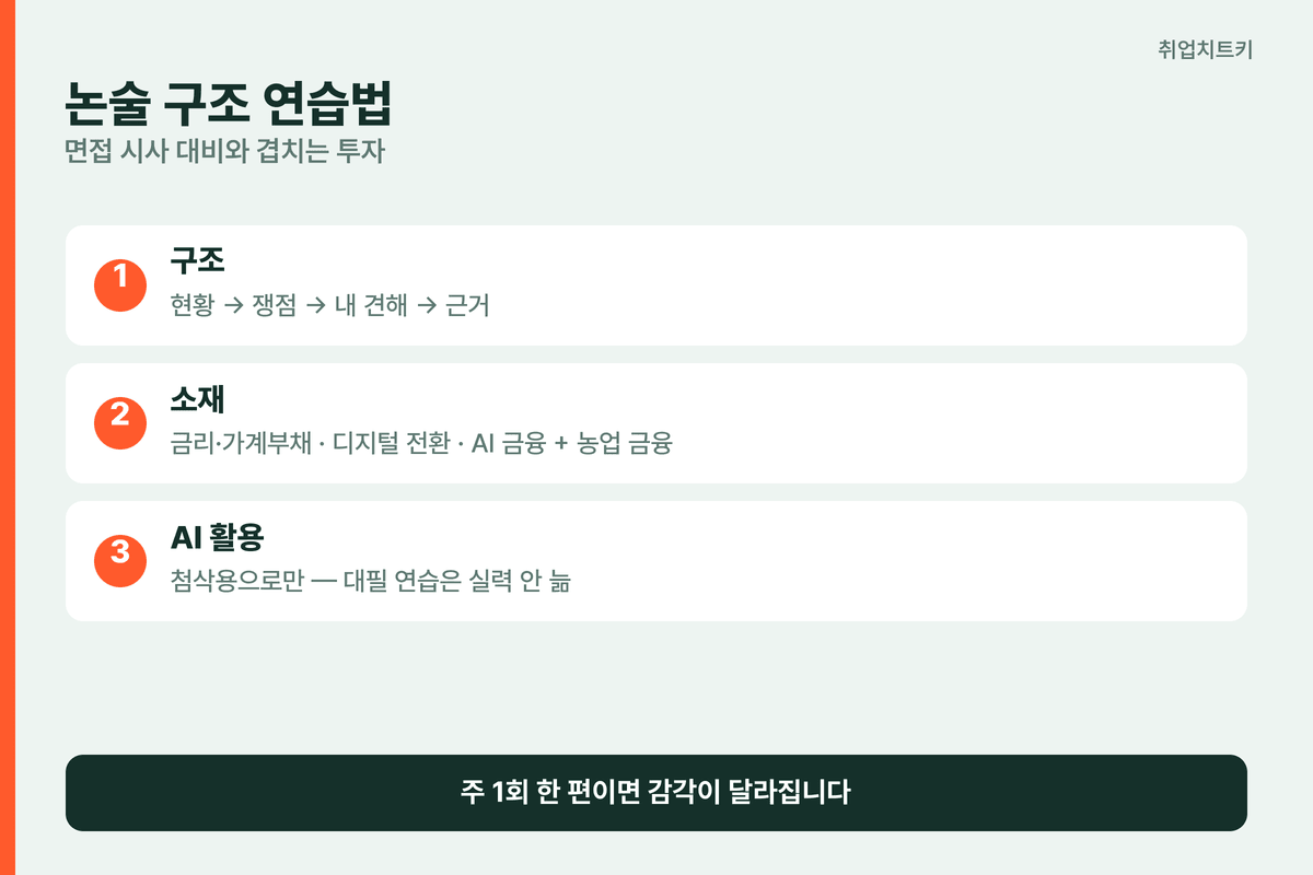 논술 구조 연습법