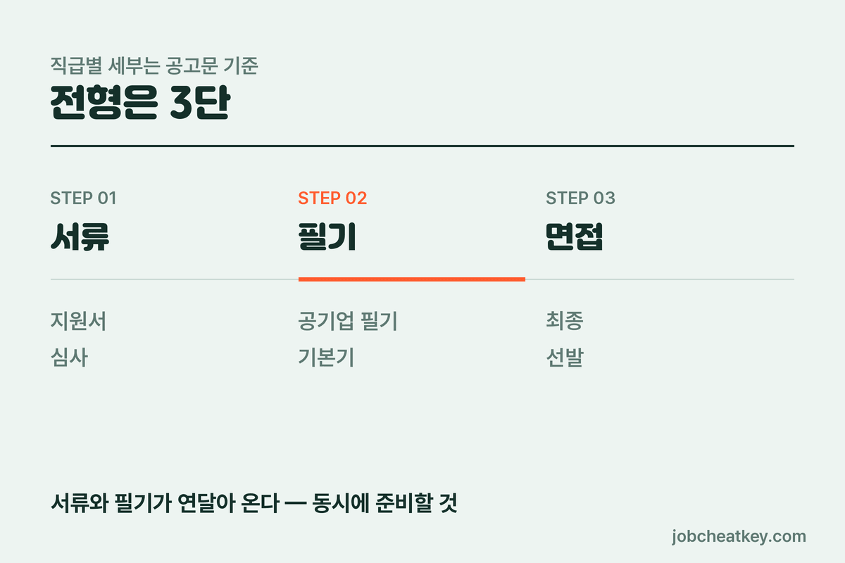 도로공사 전형 3단