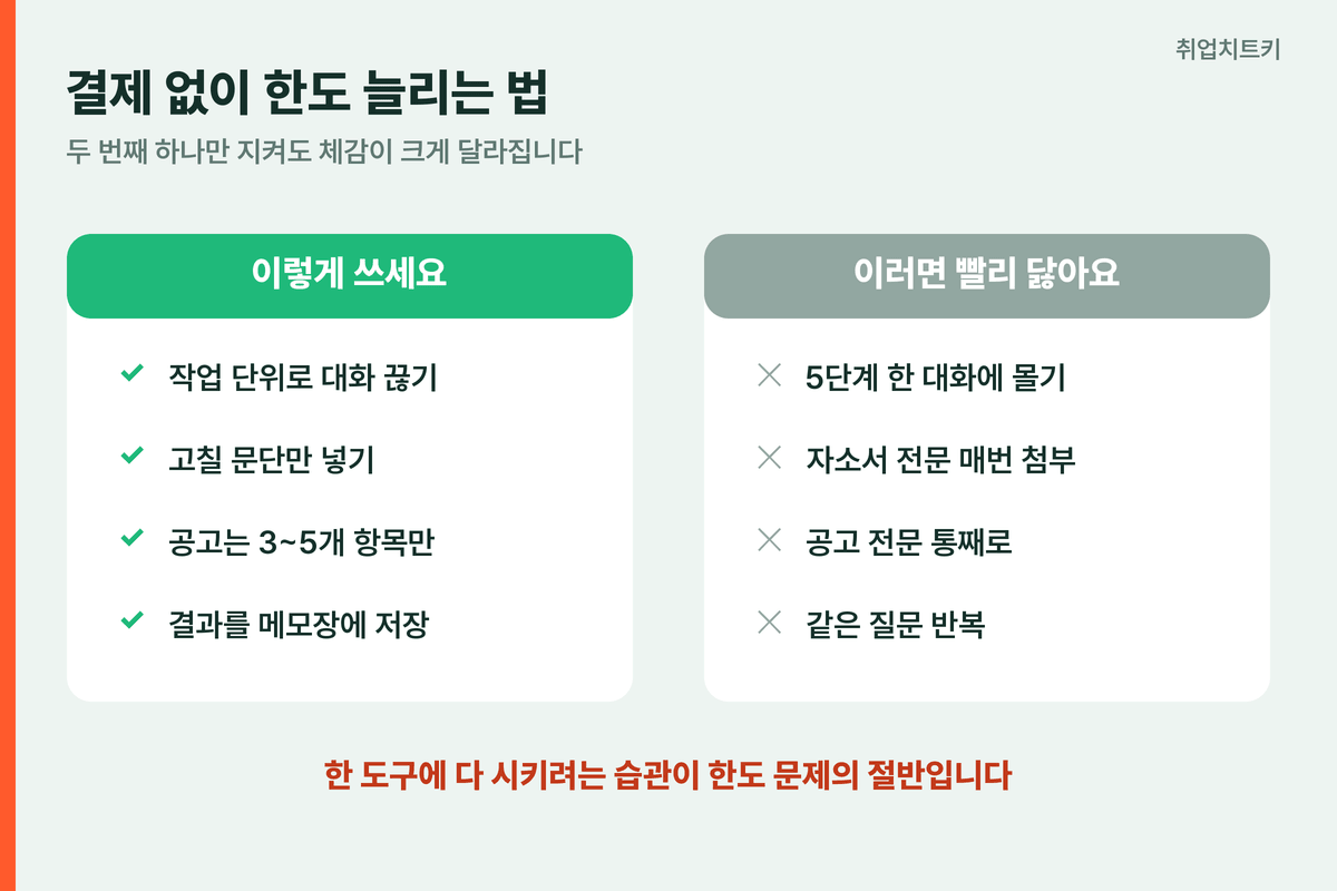 결제 없이 한도 늘리는 5가지 방법