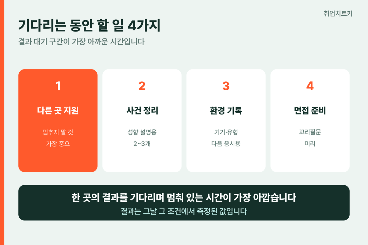결과 대기 중 할 일 4가지