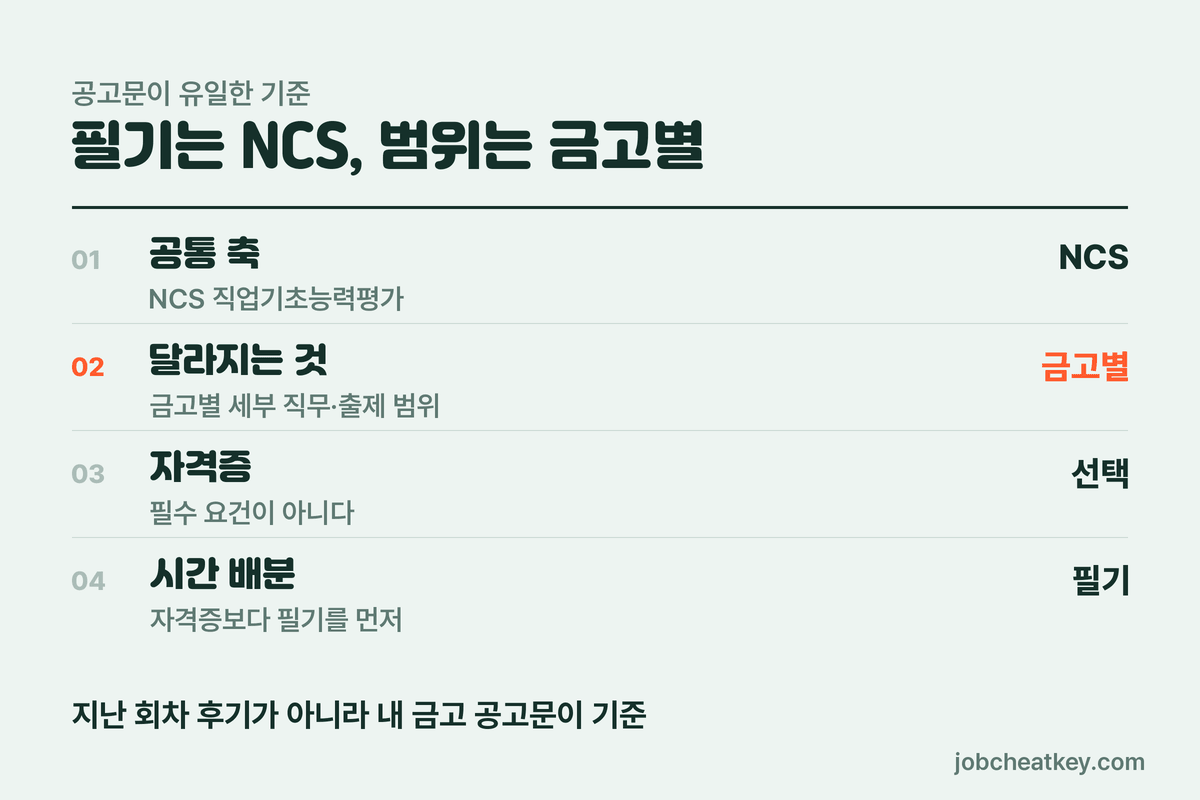 새마을금고 필기 준비 방향
