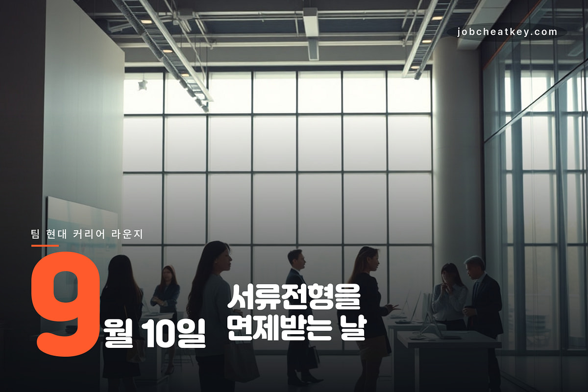현대차 커리어 라운지 서류전형 면제