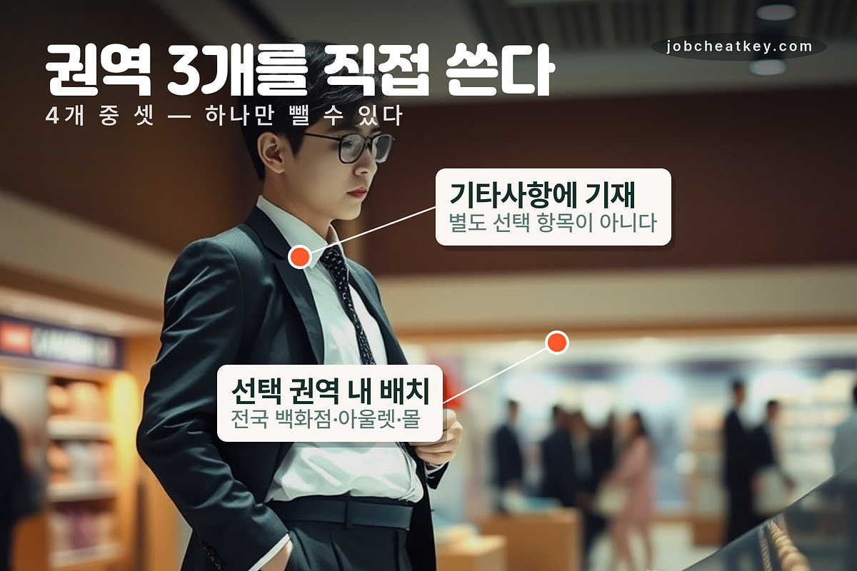 권역 선택 구조