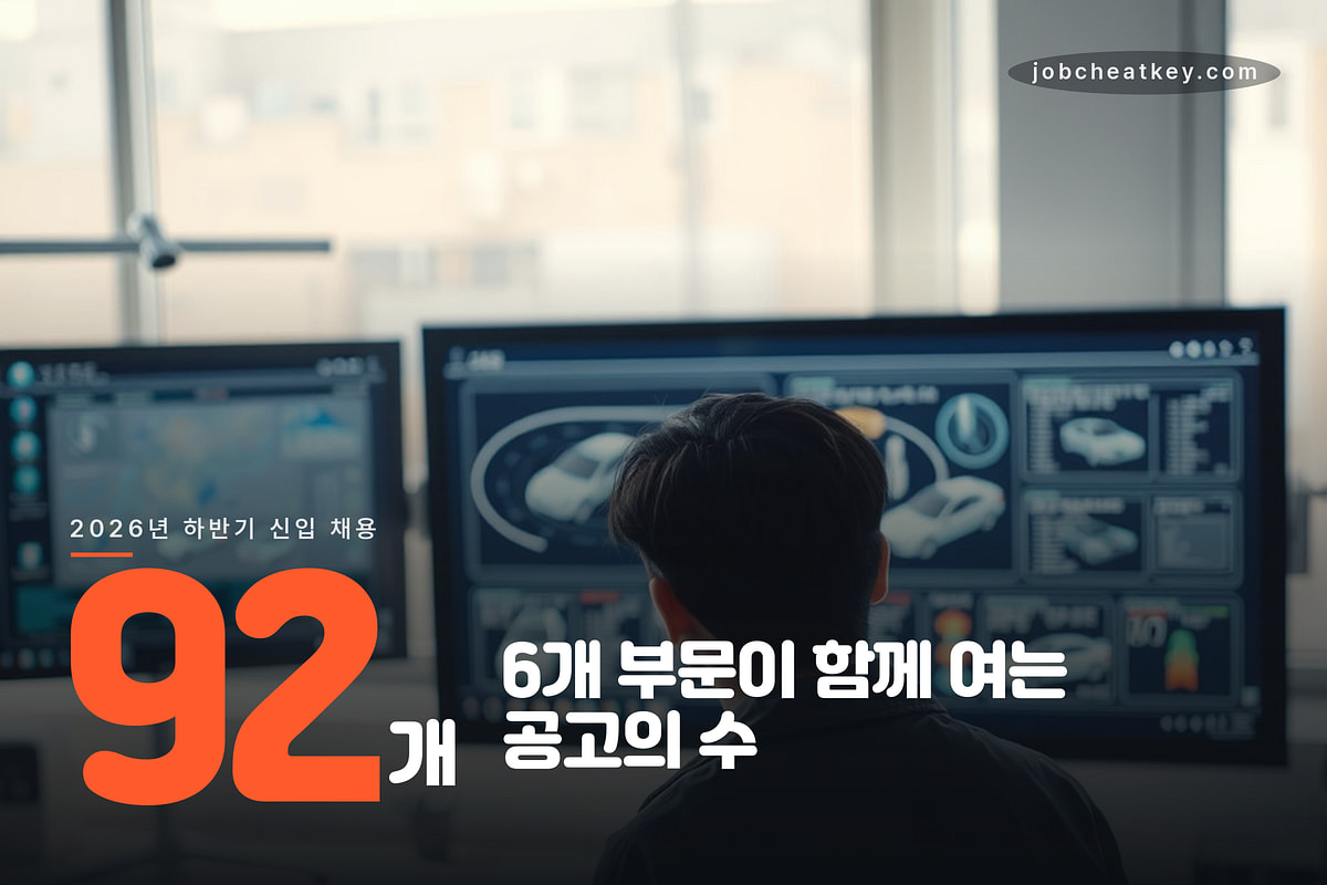 현대자동차 9월 채용 92개 공고와 SDV 전환