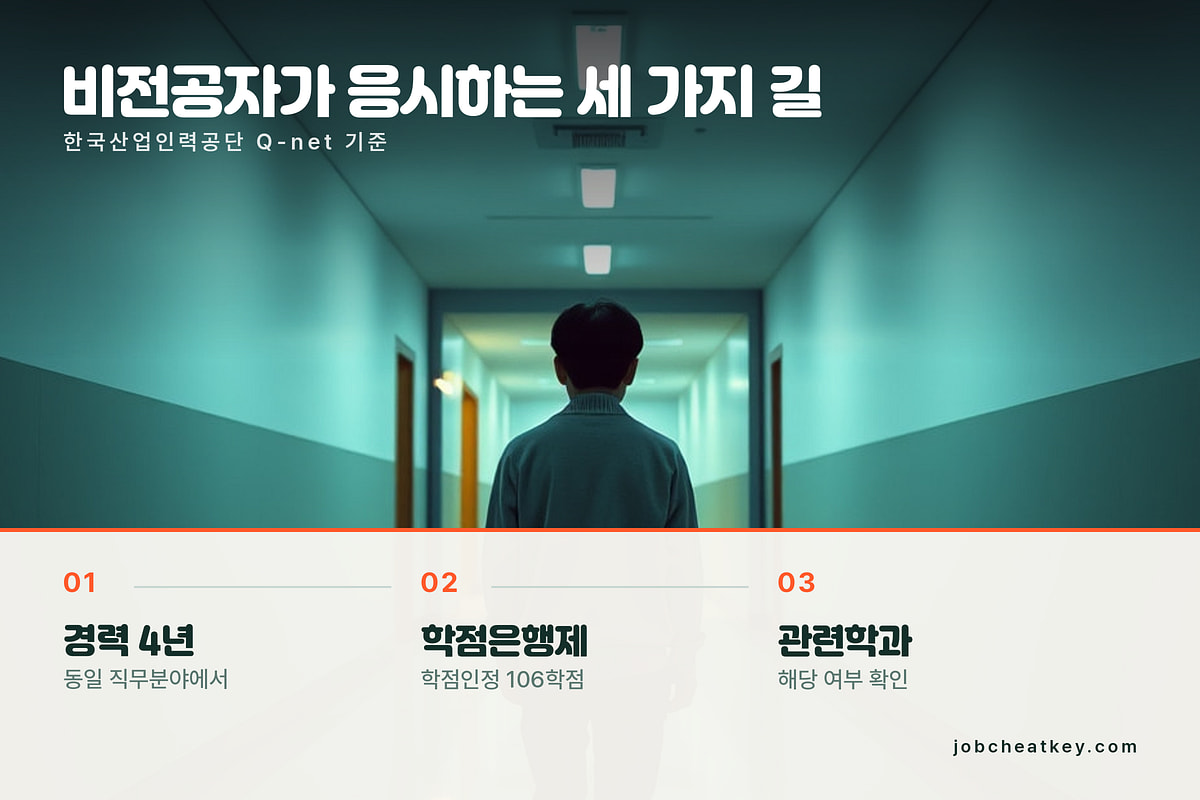 정보처리기사 비전공자 응시 세 가지 길