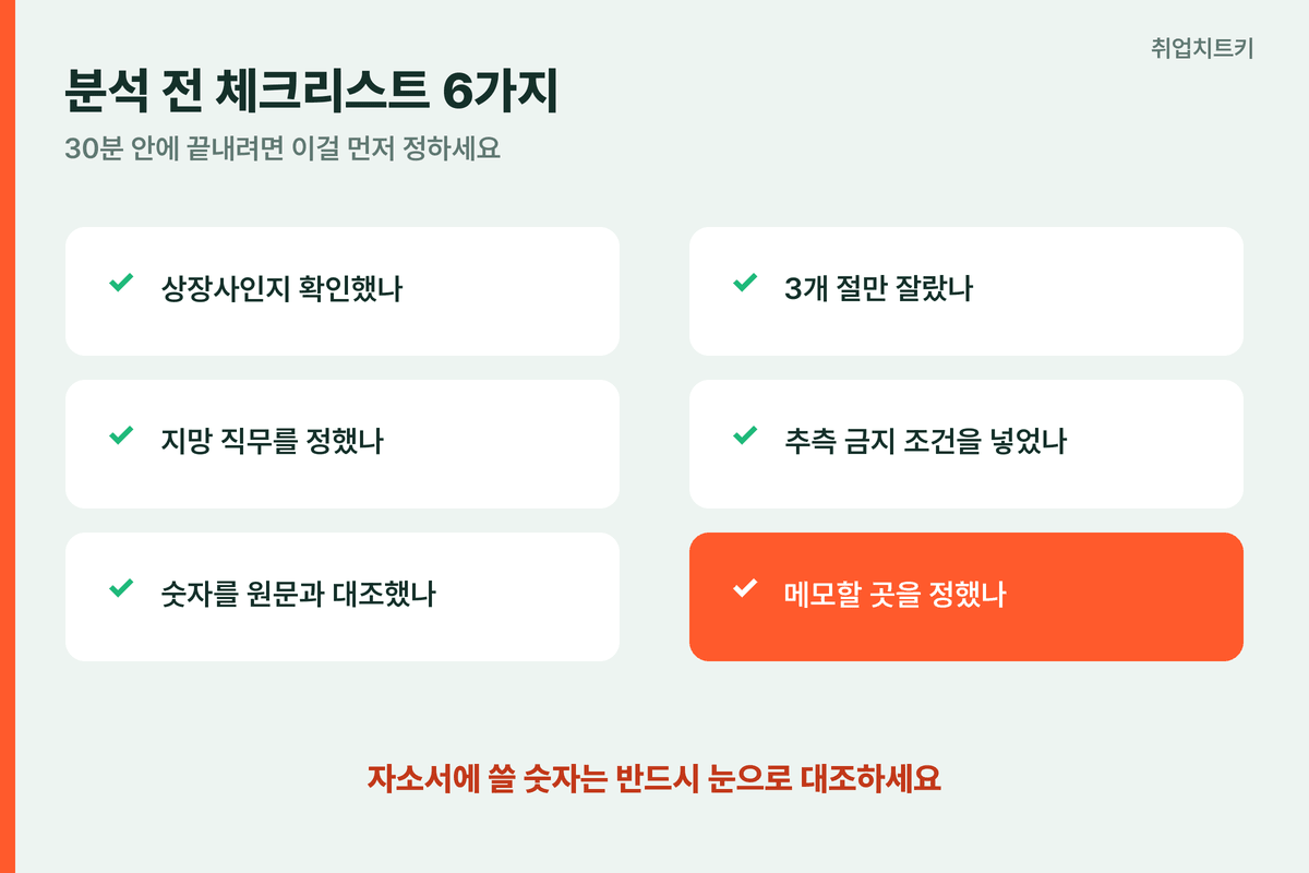 AI 기업분석 전 체크리스트 6가지