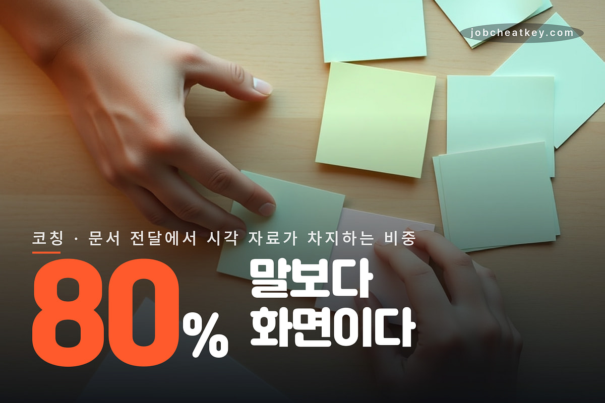 말 대신 화면으로 증명한 이유