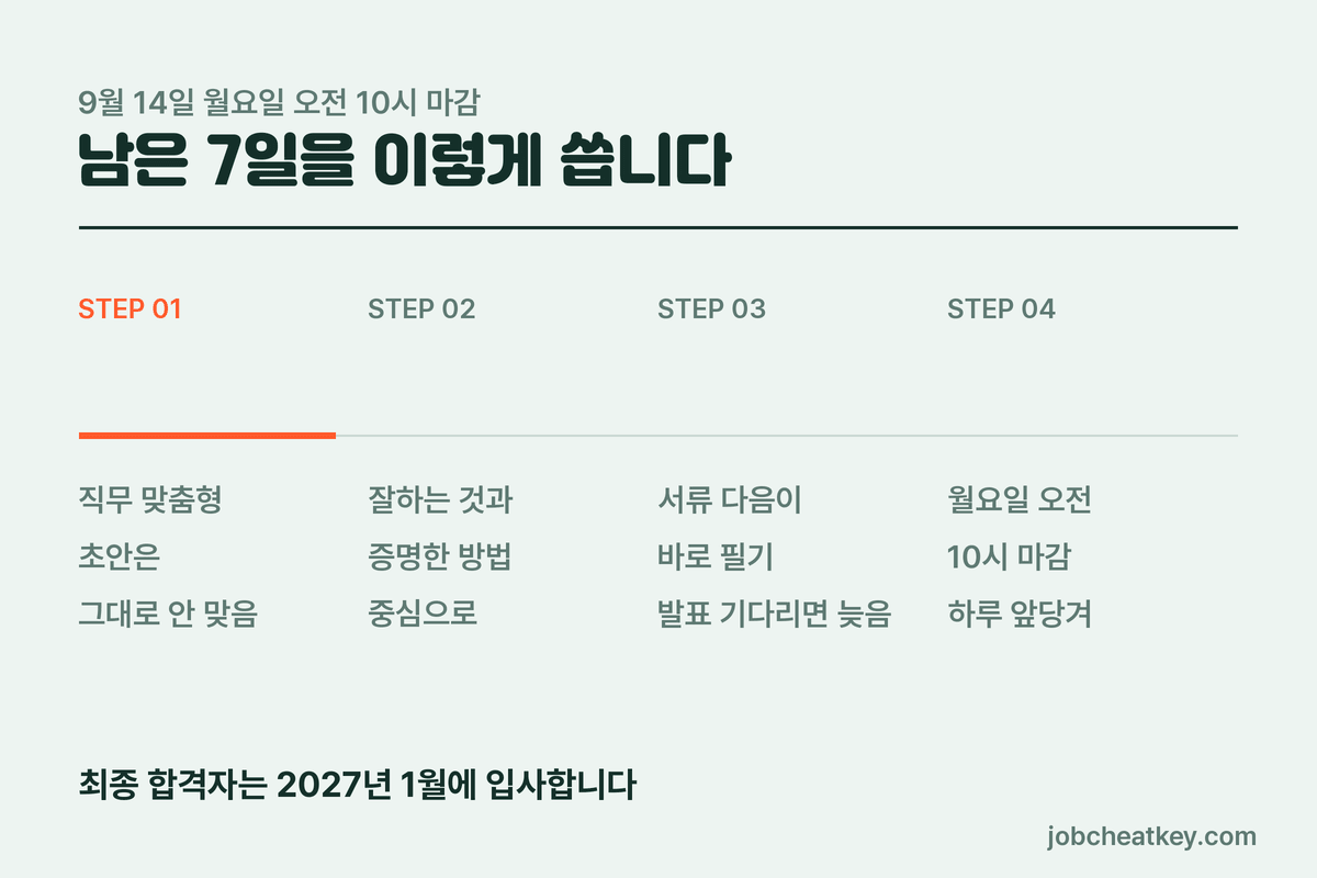 남은 7일 배분
