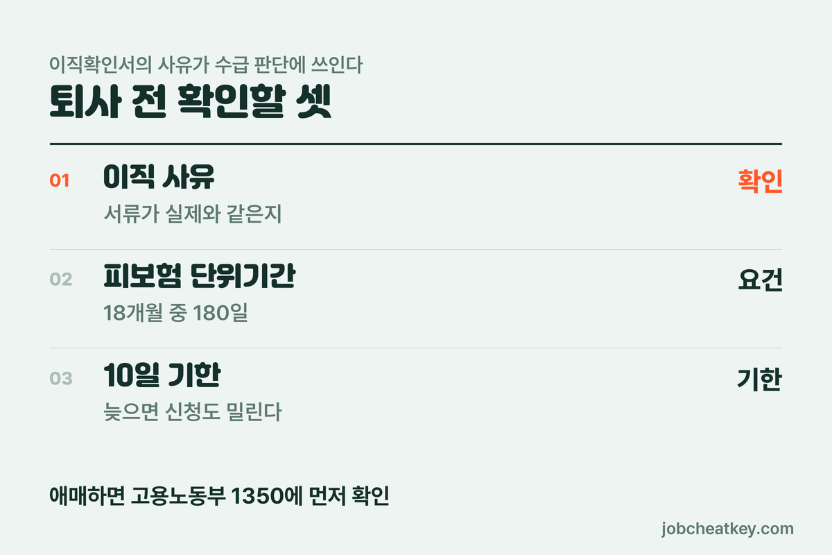 퇴사 전 확인할 셋