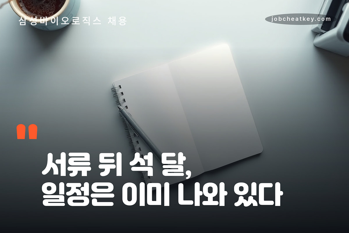 삼성바이오로직스 서류 뒤 석 달