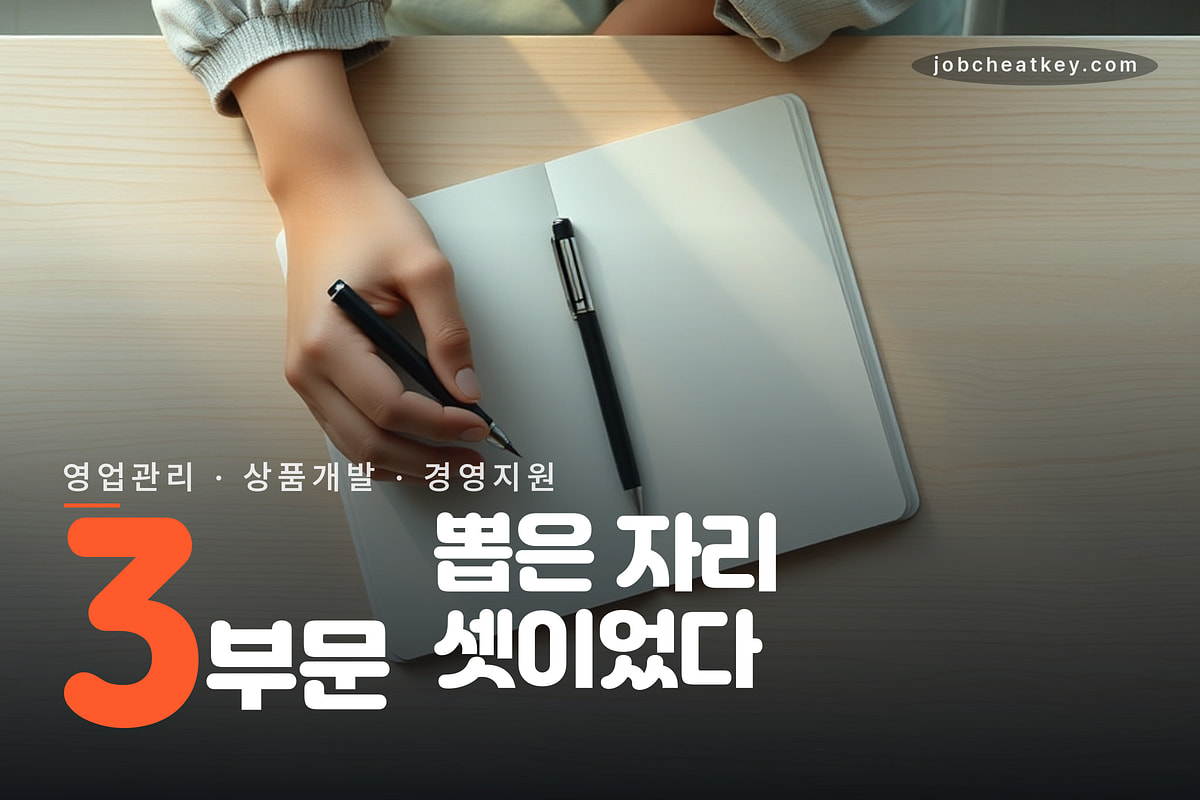 한화손해보험 채용 세 부문 모집