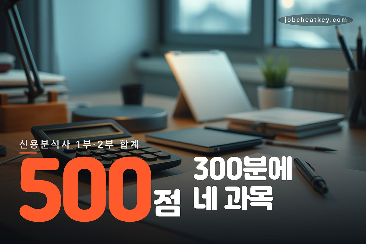 과목별 배점과 시간표