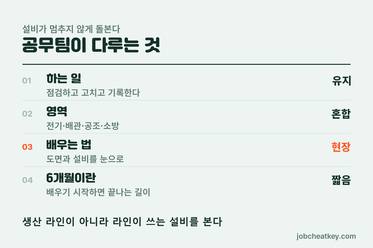공무팀이 다루는 영역
