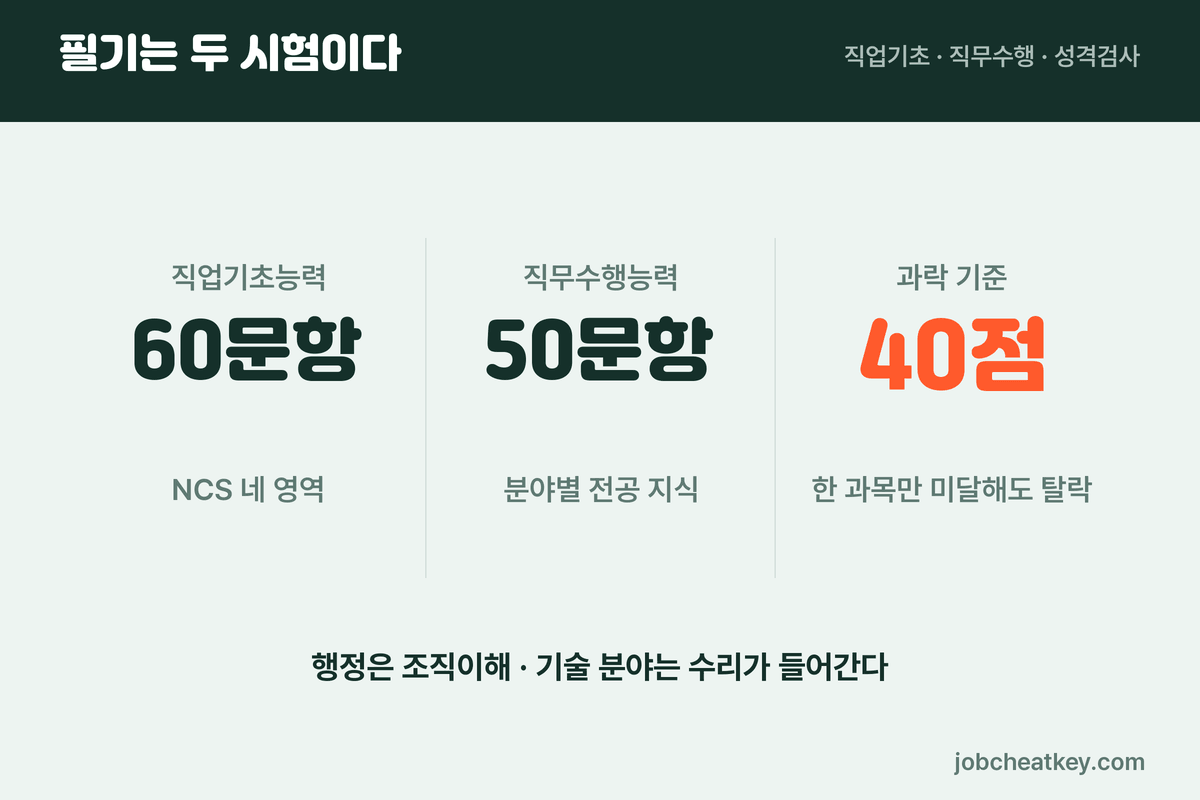 농수산식품유통공사 채용 필기 구성