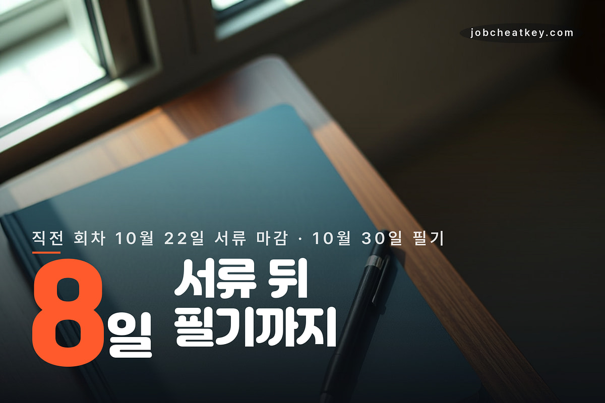 공고를 기다리는 동안 할 일