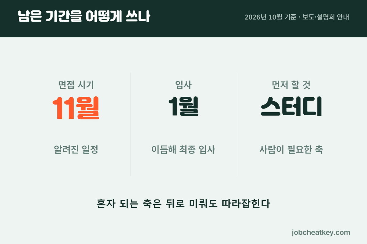 SK하이닉스 전형 일정과 준비 순서